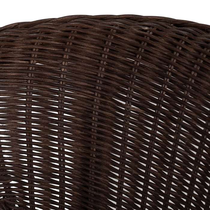 Silla Marrón Ratán Salón 60 X 62 X 78 cm