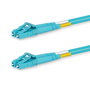 Lanview Cable de Fibra Óptica Multimodo Dúplex LC-LC OM3 1m Azul