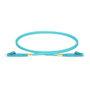 Lanview Cable de Fibra Óptica Multimodo Dúplex LC-LC OM3 1m Azul