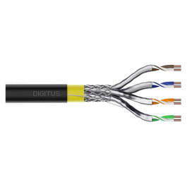 Digitus Cable de Instalación Cat 7A S/FTP 500 m Amarillo