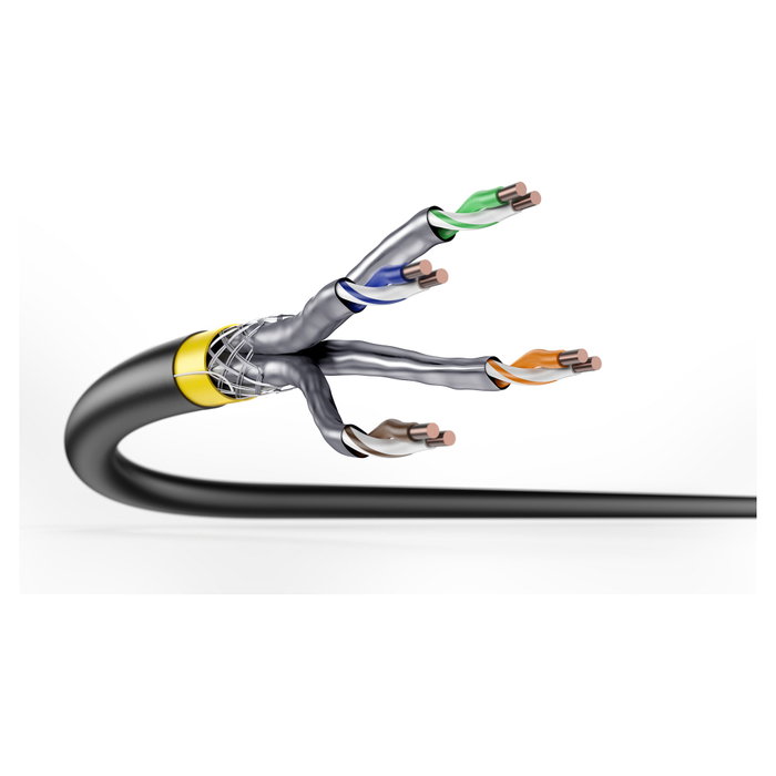 Digitus Cable de Instalación Cat 7A S/FTP 500 m Amarillo