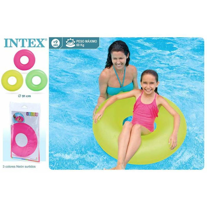 Intex Flotador Rueda Neon 91Cm Modelos surtidos Intex Flotador Rueda Neon 91Cm Modelos surtidos
