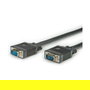 ROLINE Cable VGA HD15 Macho-Macho, 2 metros, Negro, Referencia 11.04.5202, Ideal para Monitores y Proyectores