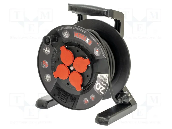 KEL Prolongador de Alimentación EXTREM H05RR-F 3G2,5mm2 20m Negro KEL Prolongador de Alimentación EXTREM H05RR-F 3G2,5mm2 20m Negro