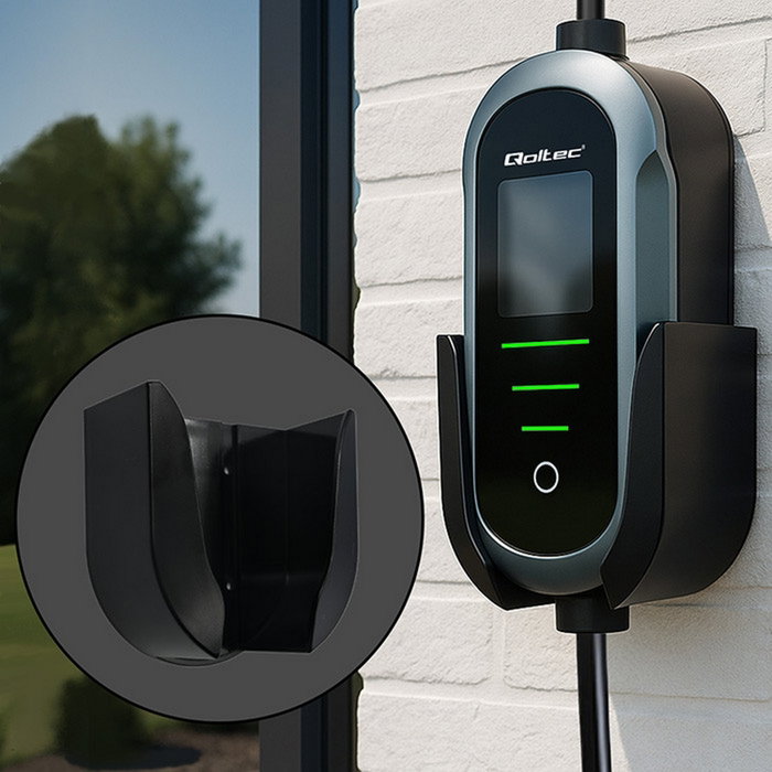 Qoltec Cargador de Vehículo Eléctrico 2w1 Tipo 2 7kW 5m