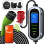 Qoltec Cargador de Vehículo Eléctrico 2w1 Tipo 2 7kW 5m