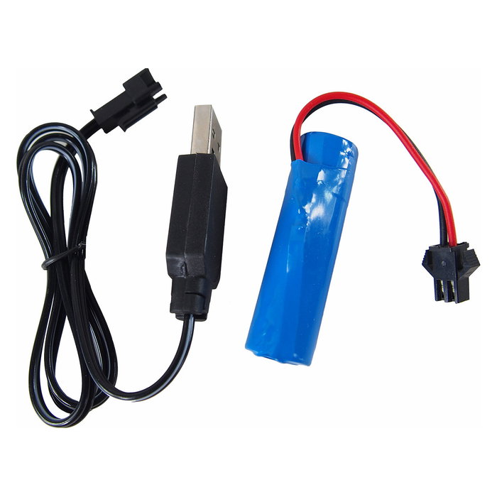 AMEWI Mini Truck Camión Remolque RC 1:64 Azul con Batería de Iones de Litio 500mAh, Radio Control para Niños 3+ Años