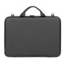 Rivacase 5130 Funda rígida para portátil 15.3" Resistente a golpes y agua, Negra con asa y tirante extraíble