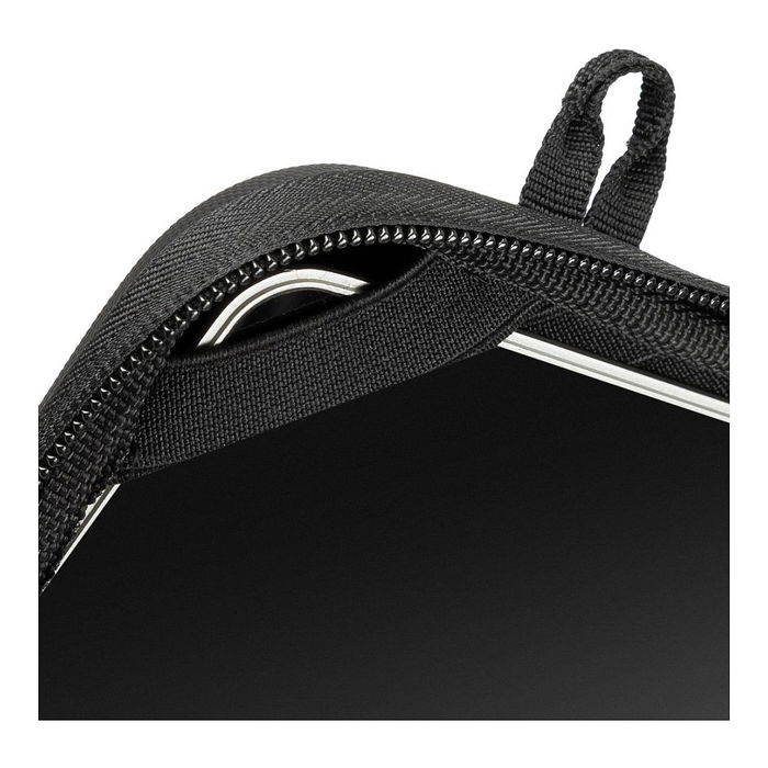 RIVACASE 5130 Funda Protectora Rígida Antishock para Portátil hasta 15.3" (38.9 cm), Negro, con Asa y Tirante para Hombro