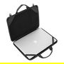 RIVACASE 5130 Funda Protectora Rígida Antishock para Portátil hasta 15.3" (38.9 cm), Negro, con Asa y Tirante para Hombro