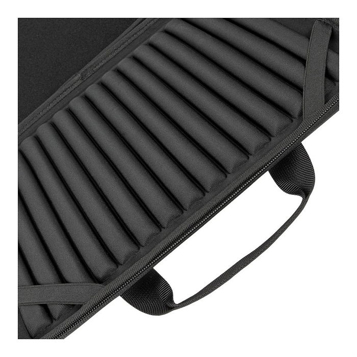 RIVACASE 5130 Funda Protectora Rígida Antishock para Portátil hasta 15.3" (38.9 cm), Negro, con Asa y Tirante para Hombro