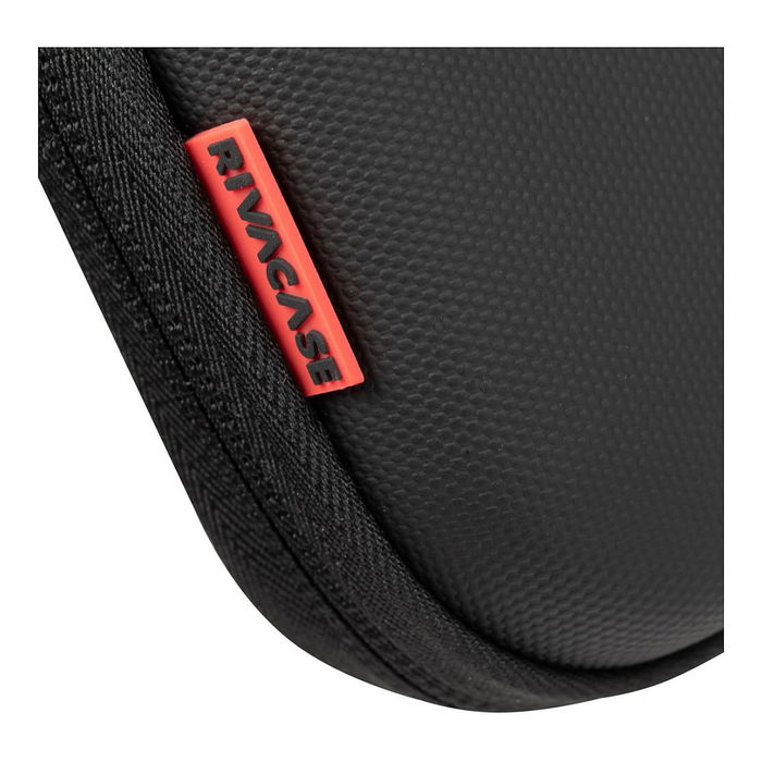 RIVACASE 5130 Funda Protectora Rígida Antishock para Portátil hasta 15.3" (38.9 cm), Negro, con Asa y Tirante para Hombro