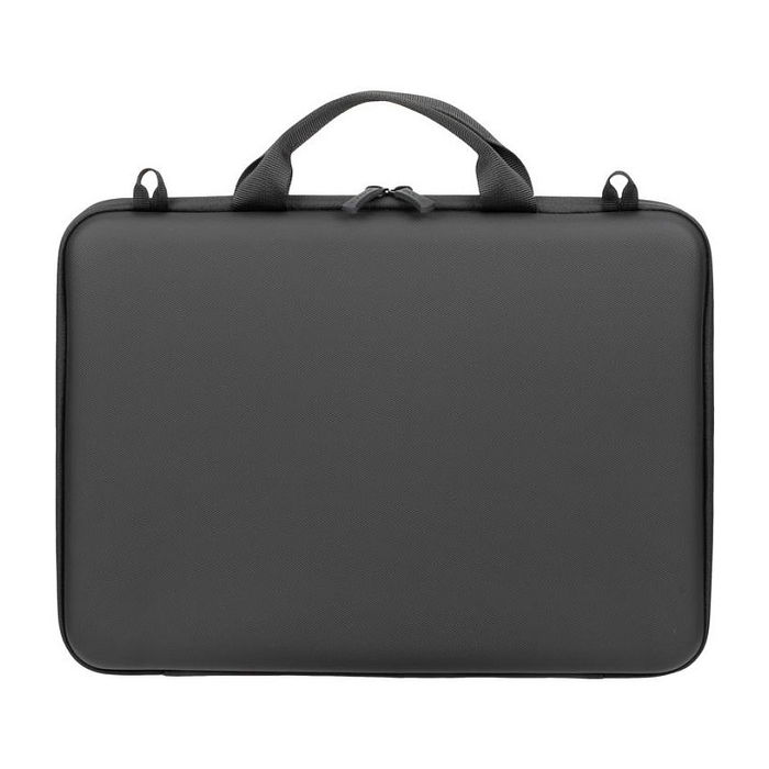 RIVACASE 5130 Funda Protectora Rígida Antishock para Portátil hasta 15.3" (38.9 cm), Negro, con Asa y Tirante para Hombro