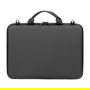 RIVACASE 5130 Funda Protectora Rígida Antishock para Portátil hasta 15.3" (38.9 cm), Negro, con Asa y Tirante para Hombro