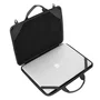 Rivacase 5130 Funda Protectora Rígida 38.9 cm (15.3") para Portátil, Compatible con MacBook Air 15, Material EVA Resistente a Golpes y Agua, con Asa y Correa Extraíble, Negro
