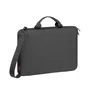 Rivacase 5130 Funda Protectora Rígida 38.9 cm (15.3") para Portátil, Compatible con MacBook Air 15, Material EVA Resistente a Golpes y Agua, con Asa y Correa Extraíble, Negro