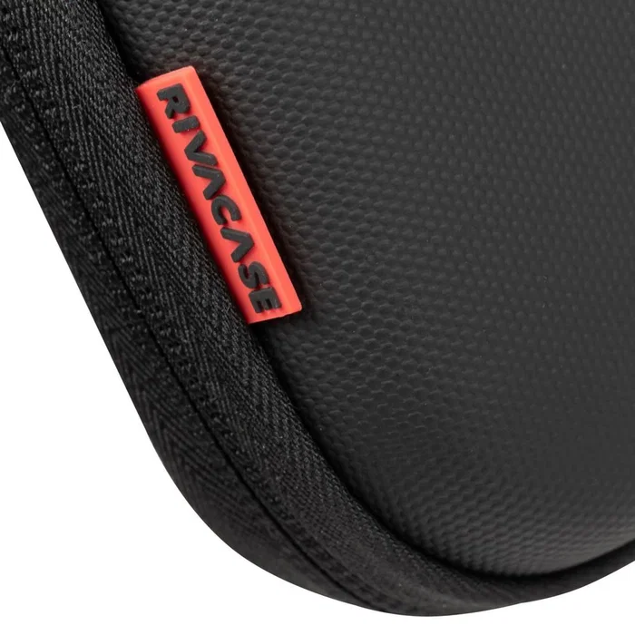 Rivacase 5130 Funda Protectora Rígida 38.9 cm (15.3") para Portátil, Compatible con MacBook Air 15, Material EVA Resistente a Golpes y Agua, con Asa y Correa Extraíble, Negro