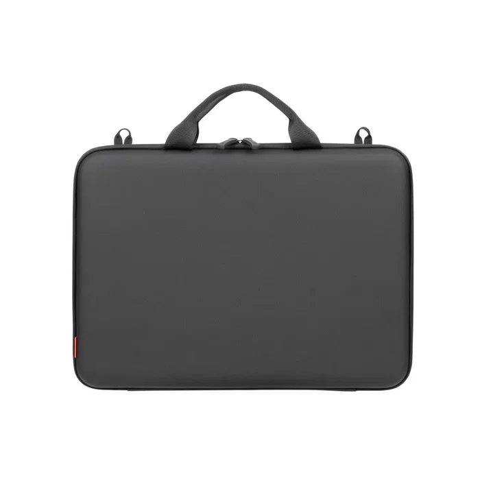 Rivacase 5130 Funda Protectora Rígida 38.9 cm (15.3") para Portátil, Compatible con MacBook Air 15, Material EVA Resistente a Golpes y Agua, con Asa y Correa Extraíble, Negro