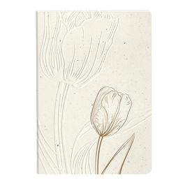 Cuaderno Clairefontaine Tulip Paper Encolado A5 Dots 64H (Set de 4)