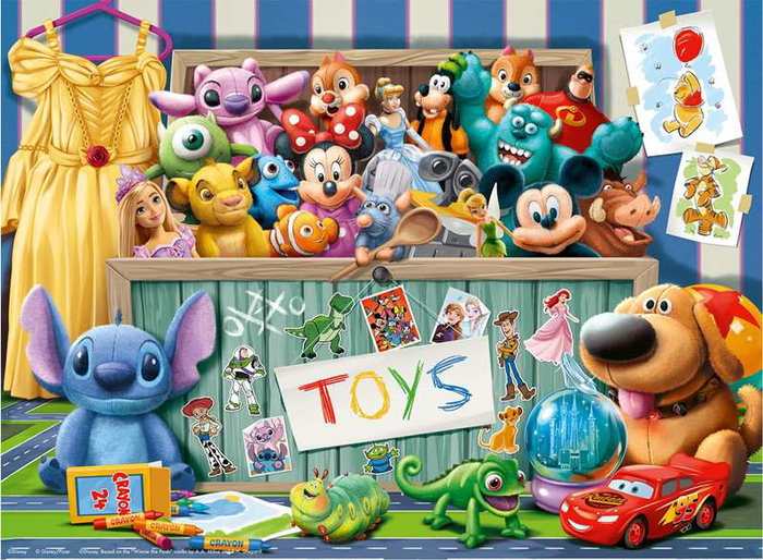 Ravensburger Puzzle XXL Disney Pixar 100 piezas. Edad mínima recomendada: 8 años
