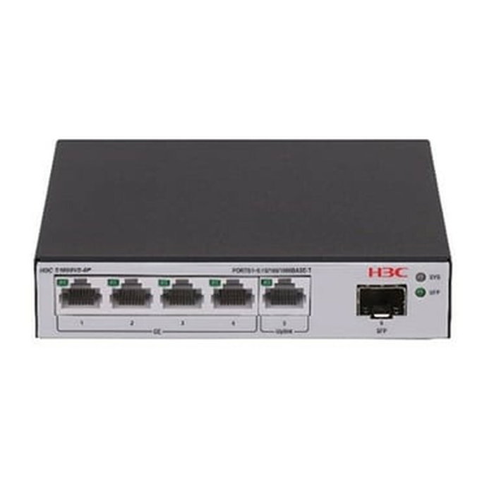 H3C LS-1600V2-6P-GL Switch Gestionado L2 Gigabit Ethernet Negro, Gris H3C LS-1600V2-6P-GL Switch Gestionado L2 Gigabit Ethernet Negro, Gris