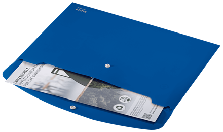 Leitz Carpeta Recycle Portadocumentos con Broche Din A4 Azul Leitz Carpeta Recycle Portadocumentos con Broche Din A4 Azul
