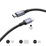 SUBBLIM Cable USB-C a USB-C 100W 2m Negro - PD 3.0 QC 3.0 Carga Rápida, Chip E-Marker, 480 Mbps Datos - para MacBook, iPhone 15, Galaxy S24, iPad
