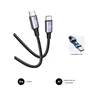 SUBBLIM Cable USB-C a USB-C 100W 2m Negro - PD 3.0 QC 3.0 Carga Rápida, Chip E-Marker, 480 Mbps Datos - para MacBook, iPhone 15, Galaxy S24, iPad