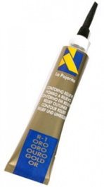 LA PAJARITA Contorno de relieve multisuperficie oro, pack de 6 unidades