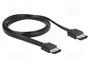 DeLOCK 85640 Cable eSATA 3 Gb/s a eSATA 1 m Negro