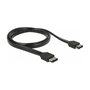 Delock Cable eSATA 85640 Macho a Macho 3 Gb/s 1 m Negro