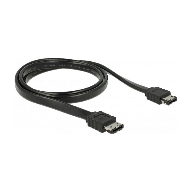 DeLOCK 85640 Cable eSATA 3 Gb/s a eSATA 1 m Negro