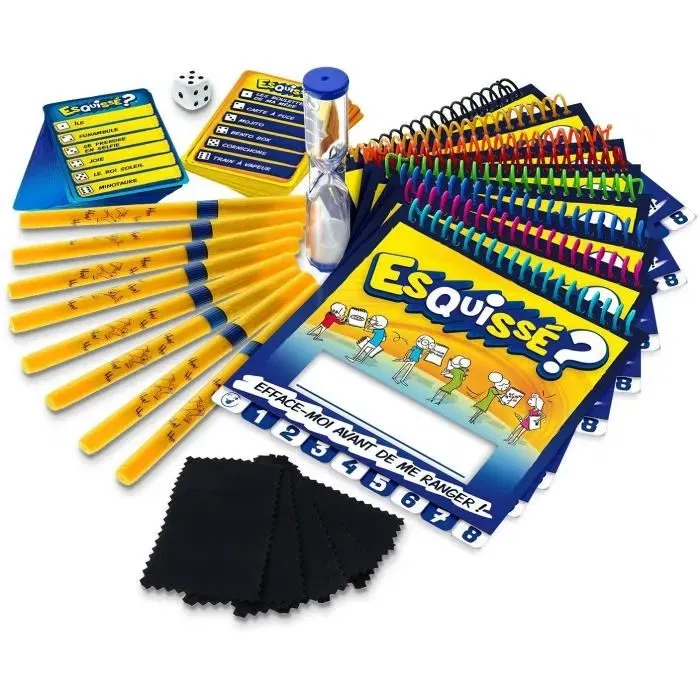 Goliath Sketched 8 Players Juego de mesa: el clásico teléfono árabe con dibujos en lugar de palabras