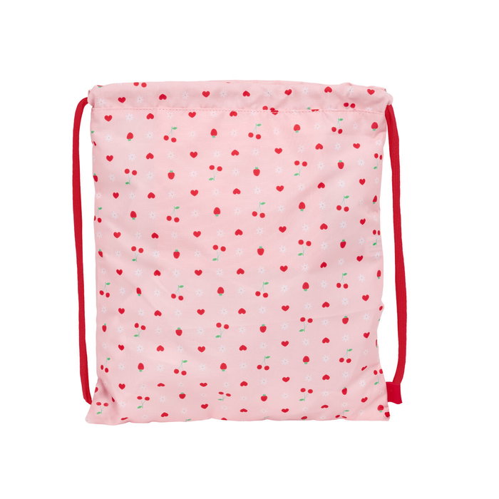 Bolsa Mochila con Cuerdas Glow Lab Frutitas 35 x 40 x 1 cm