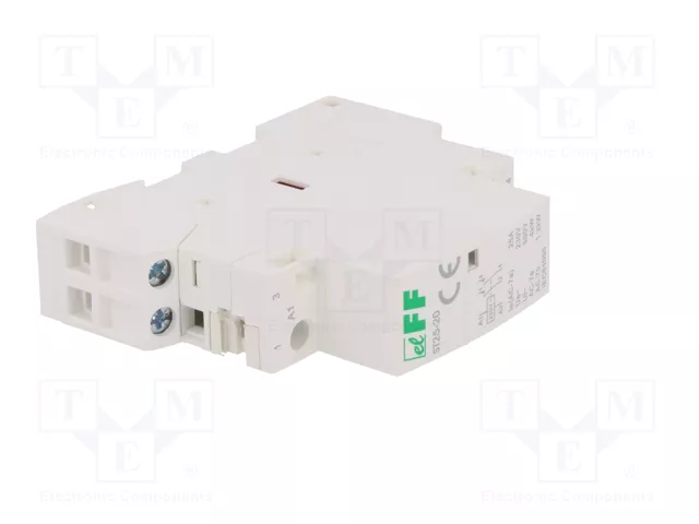 F&F Contactor de instalación 2-polar 25A 230VAC NA x2 IP20 F&F Contactor de instalación 2-polar 25A 230VAC NA x2 IP20