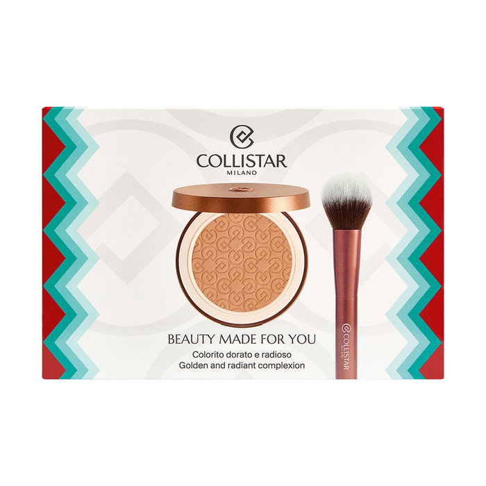 Collistar Polvos Bronceadores Efecto Seda Estuche 2 Piezas con Brocha – Tono #4.4 10 g Collistar Polvos Bronceadores Efecto Seda Estuche 2 Piezas con Brocha – Tono #4.4 10 g