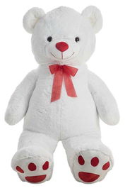 Creaciones Llopis Oso de Peluche Pretty 100 cm - Poliéster - Altura 100 cm - Edad Mínima Recomendada 0 Meses