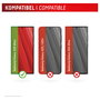 Displex Protector de Pantalla de Vidrio Templado 10H para Samsung Galaxy S25 Ultra - Aplicación en Seco, Antihuellas, 02075