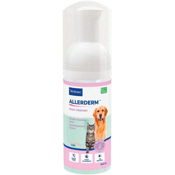 Virbac Allerderm Espuma Limpiadora 100 ml Virbac Allerderm Espuma Limpiadora 100 ml