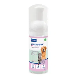 Virbac Allerderm Espuma Limpiadora para Perros y Gatos, Higiene y Cuidado de la Piel, 100 mL