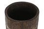 DKD Home Decor Macetero de Madera Tallado Cocotero Marrón 20x20x90 cm
