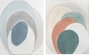DKD Home Decor Cuadro Lienzo Pino 80x3,7x100 Círculos Surtido de 2