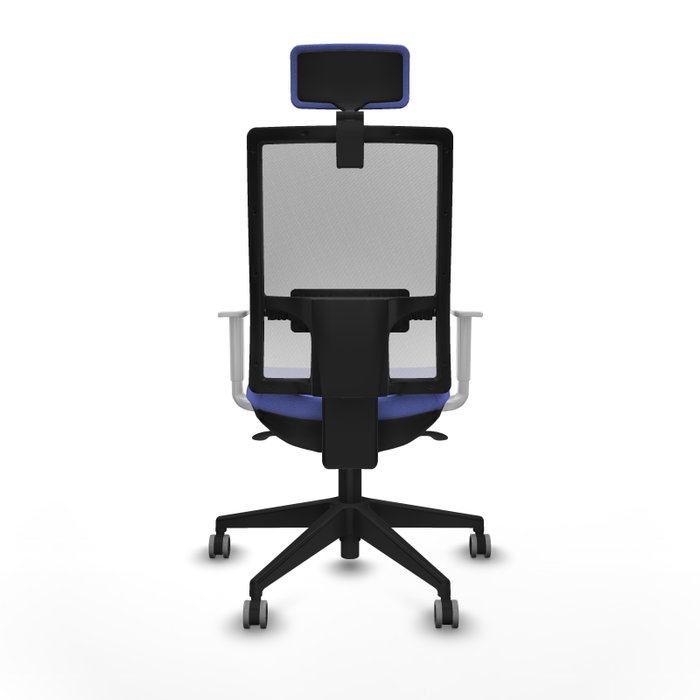 PIQUERAS Y CRESPO Silla de oficina Horna con mecanismo Sincro, Azul claro y Blanco PIQUERAS Y CRESPO Silla de oficina Horna con mecanismo Sincro, Azul claro y Blanco