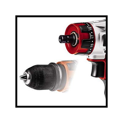Einhell TE-CD 12/1 X-Li Taladro-atornillador de 12V con batería de 2Ah