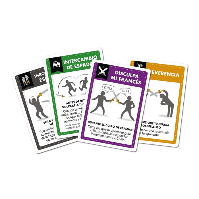 Asmodee Vamos a Pegarnos con Espadas de Mentira
