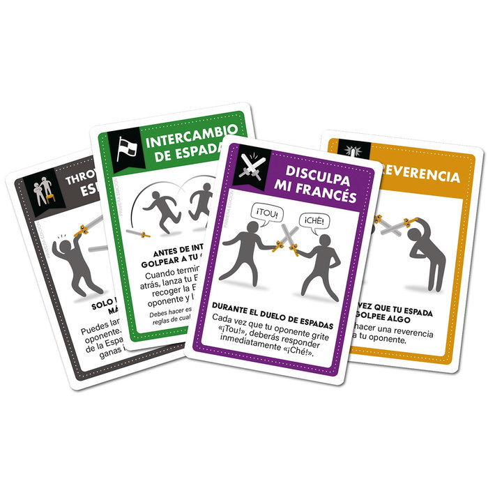 Asmodee Ekiswrd01Es Vamos A Pegarnos C/ Espadads Mentira Party Game Familiar 3-6 Duelistas 15 Minutos