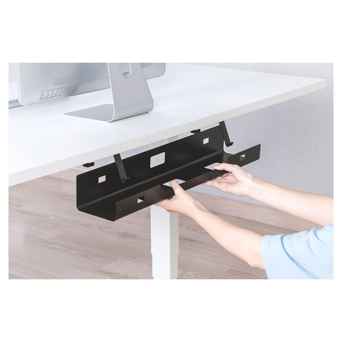 Digitus Canal de Gestión de Cables para Escritorio Negro