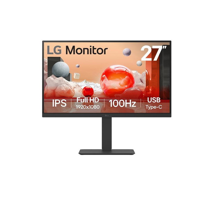 LG 27BA750 - Monitor LED IPS de 27 Pulgadas Full HD, 100Hz, 5ms, USB-C 65W, Hub KVM, sRGB 99%, Altavoces, Diseño Sin Bordes, HDMI, DisplayPort LG 27BA750 - Monitor LED IPS de 27 Pulgadas Full HD, 100Hz, 5ms, USB-C 65W, Hub KVM, sRGB 99%, Altavoces, Diseño Sin Bordes, HDMI, DisplayPort