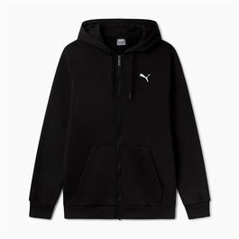 Sudadera con Capucha Hombre Puma Essentials+ Graphic Hoodie Fz Negro