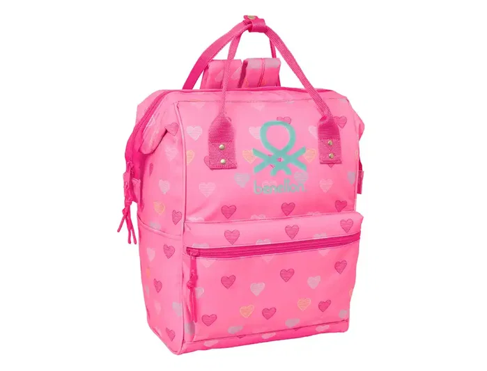 Safta Mochila Benetton Heart para portátil de 13 pulgadas Safta Mochila Benetton Heart para portátil de 13 pulgadas